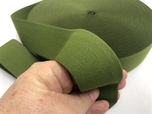 Blød elastik til undertøj -  4 cm i forrest green